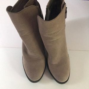 Taupe booties